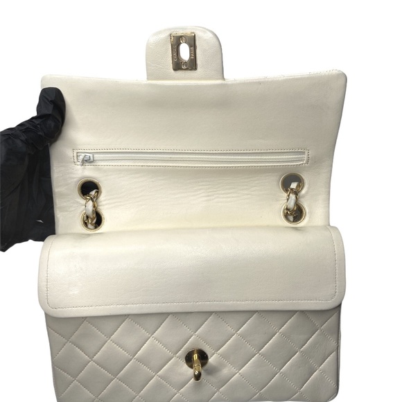 ❌SOLD❌Chanel Vintage Lambskin Small Double Flap - Picture 5 of 14